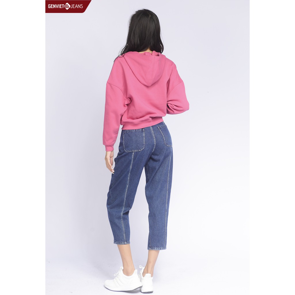 Áo khoác nỉ nữ DK124H1591 GENVIET JEANS