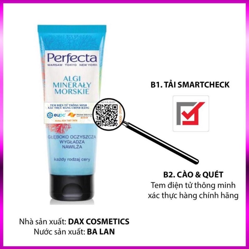 Tẩy  Da Chết Tảo Biển Perfecta Algi Mineraly Morskie Và Enzyme Tẩy Tế Bào Chết Kỷ Tử Perfecta Jagody