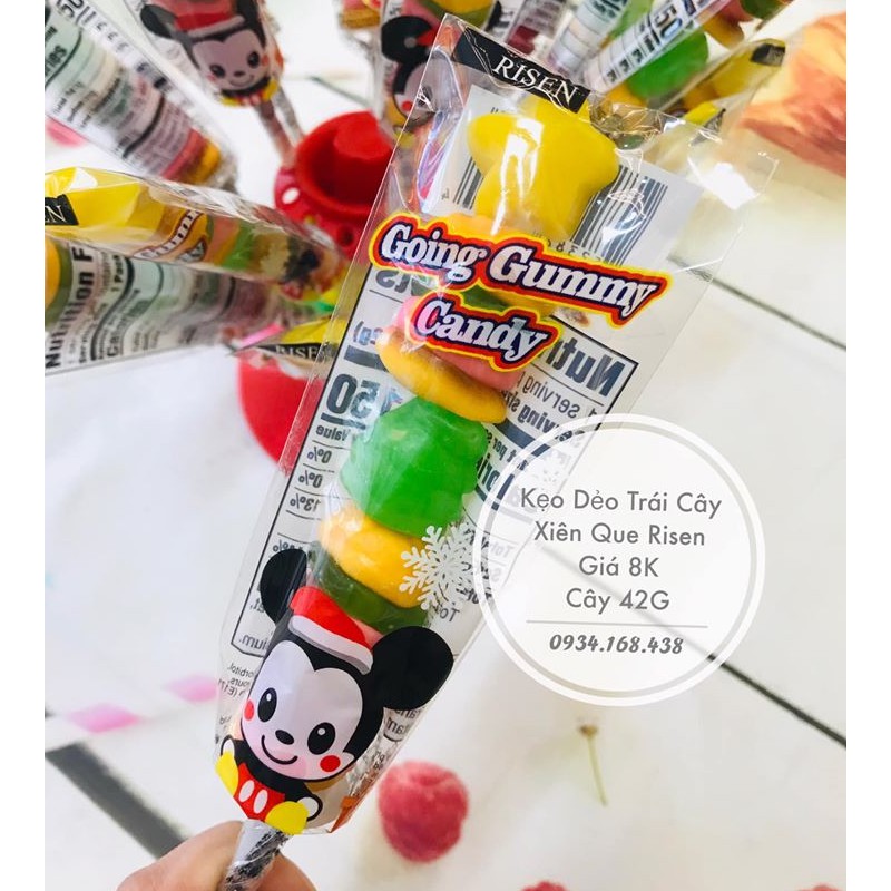 Kẹo Dẻo Xiên Que Risen