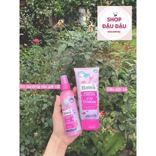 Dầu gội xả và xịt dưỡng tóc cho bé Balea Ocean Princess