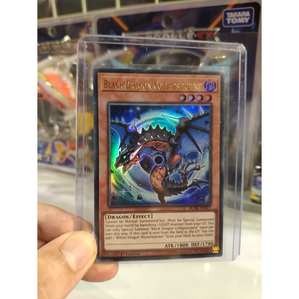 Lá bài thẻ bài Yugioh Black Dragon Collapserpent – Ultra Rare - Tặng bọc bài nhựa bảo quản