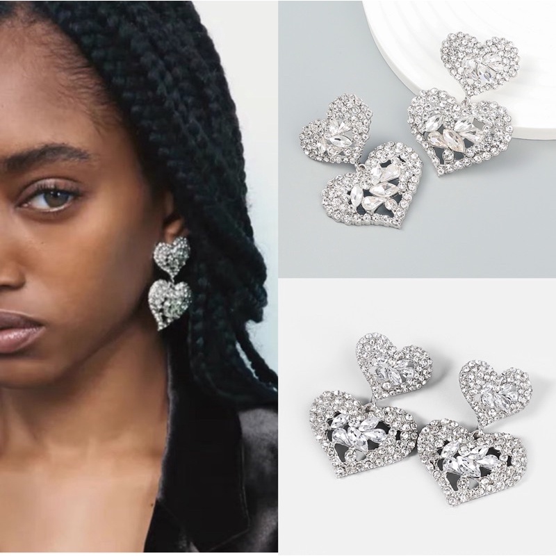 Bông tai đá đi tiệc