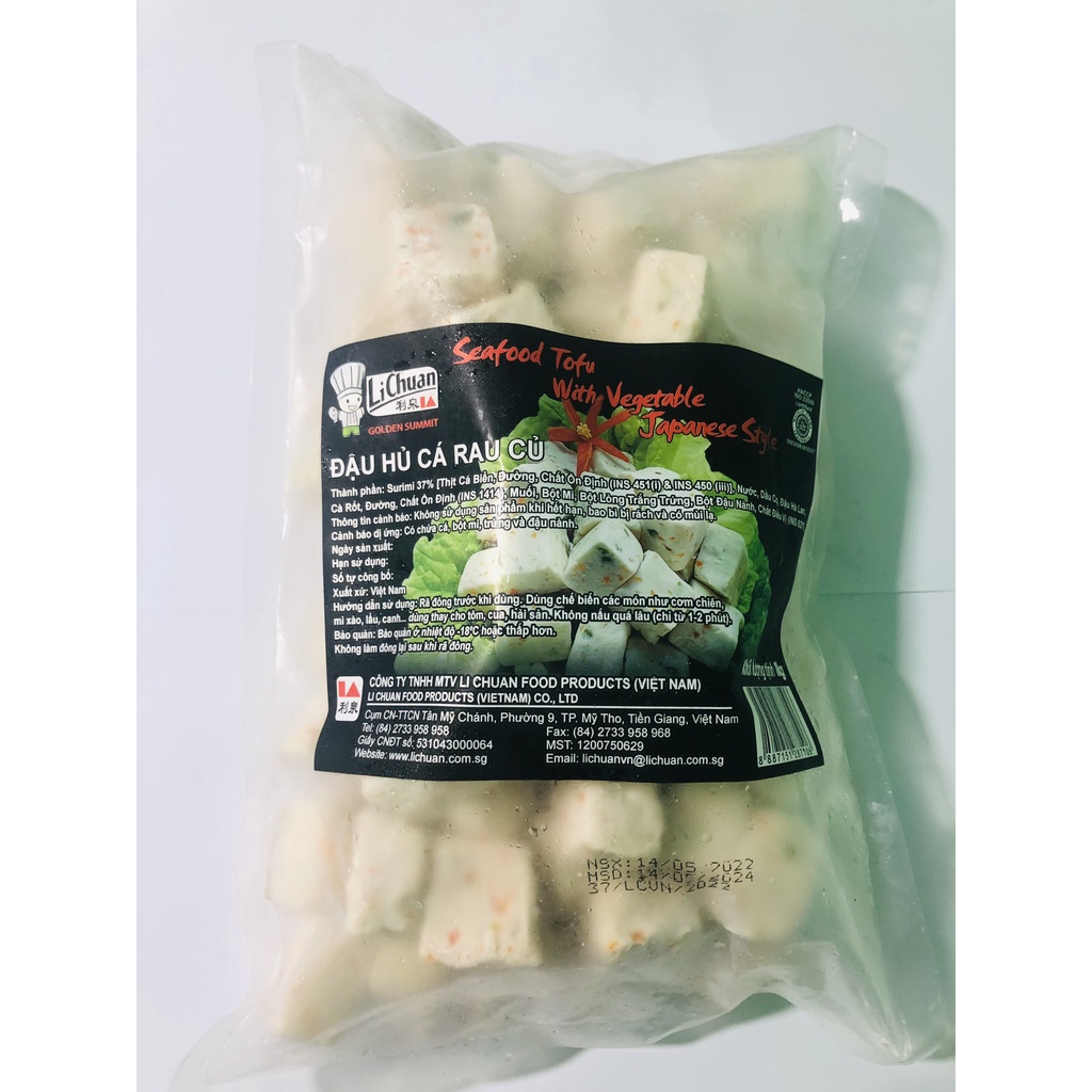 500G ĐẬU HŨ HẢI SẢN RAU CỦ LI CHUAN_ hàng mới về_ ship hỏa tốc