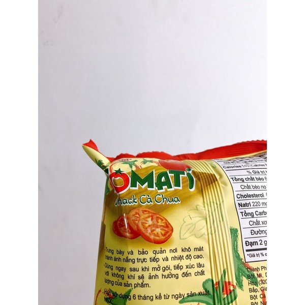 [ 10 gói ] Bánh snack cà chua oishi 15g