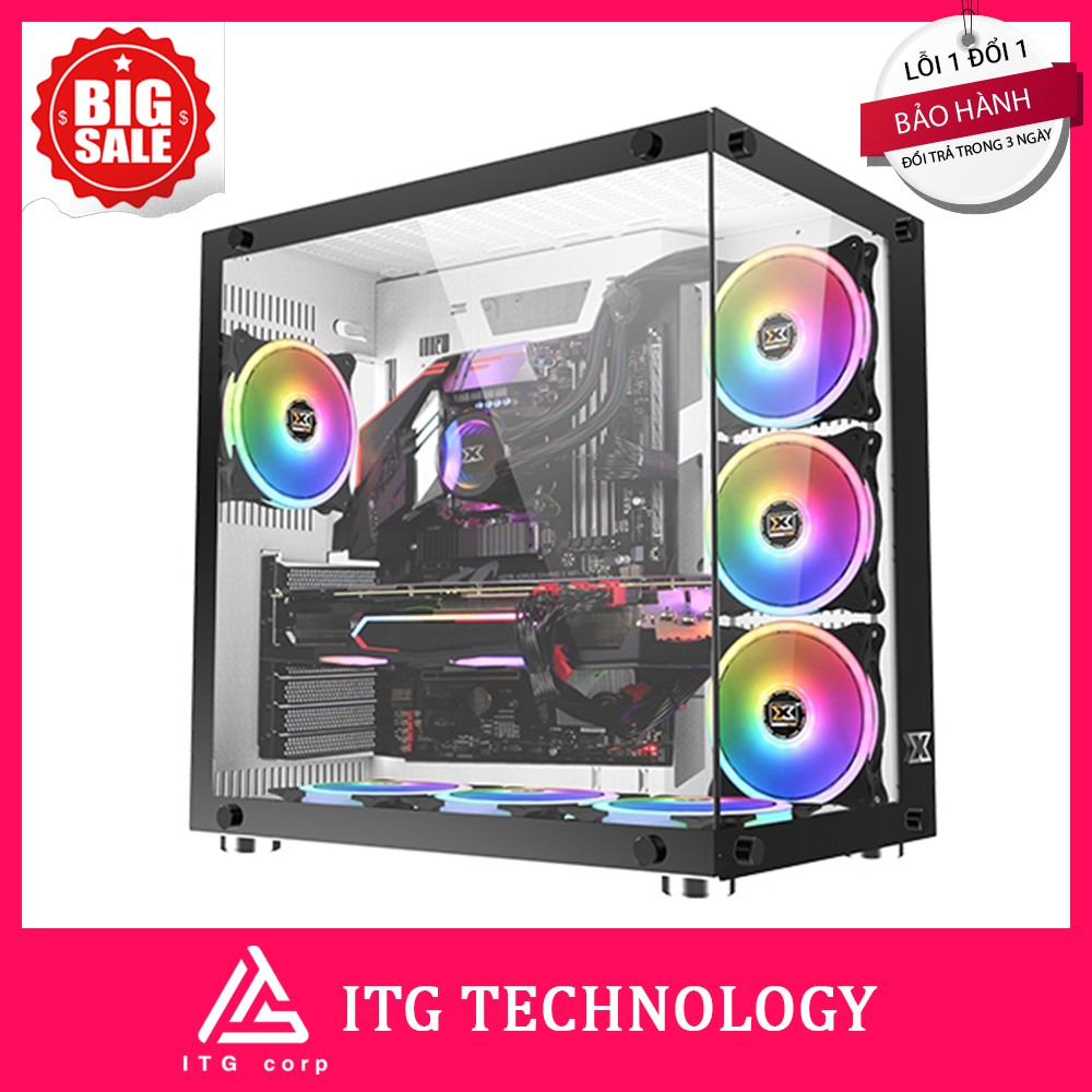 Vỏ case xigmatek AQUARIUS PLUS (Trắng) | BigBuy360 - bigbuy360.vn