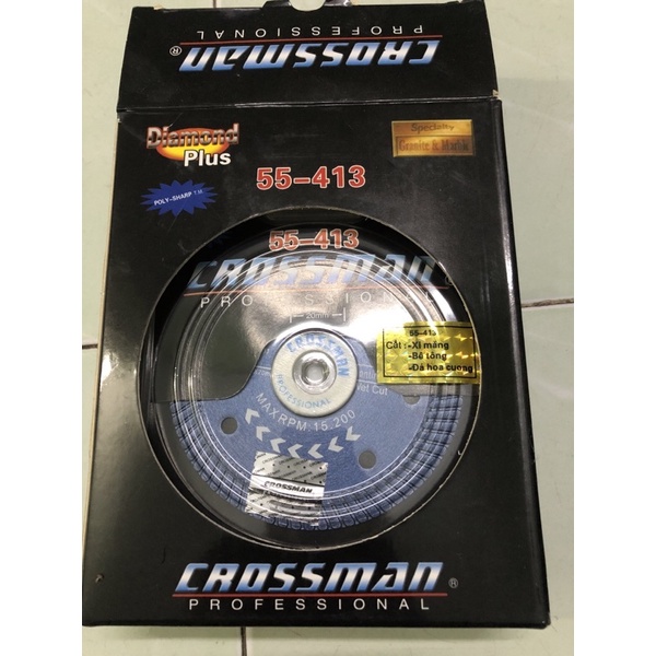 Lưỡi cắt gạch đa năng crossman 105mm, lưỡi cắt bê tông đa năng 105mm