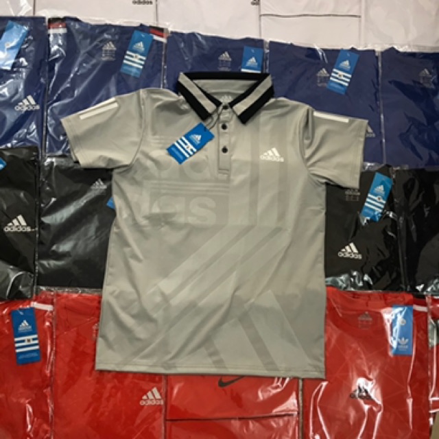 Áo Thể Thao Nam Pha Cổ 3 Sọc Vải Thun Lạnh Co giãn 4 chiều [Quà tặng kèm, không bán rời] | BigBuy360 - bigbuy360.vn