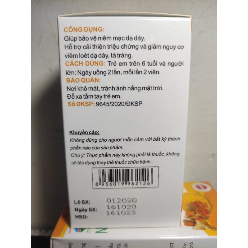 Nano Curcumin Lọ 30v - Bộ Quốc Phòng Sản Xuất