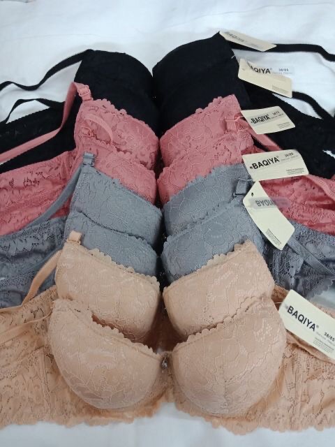 (102 ảnh video có thật )áo lót BAQIYA chuẩn thái ,dày có gọng đệm mút mềm nâng ngực