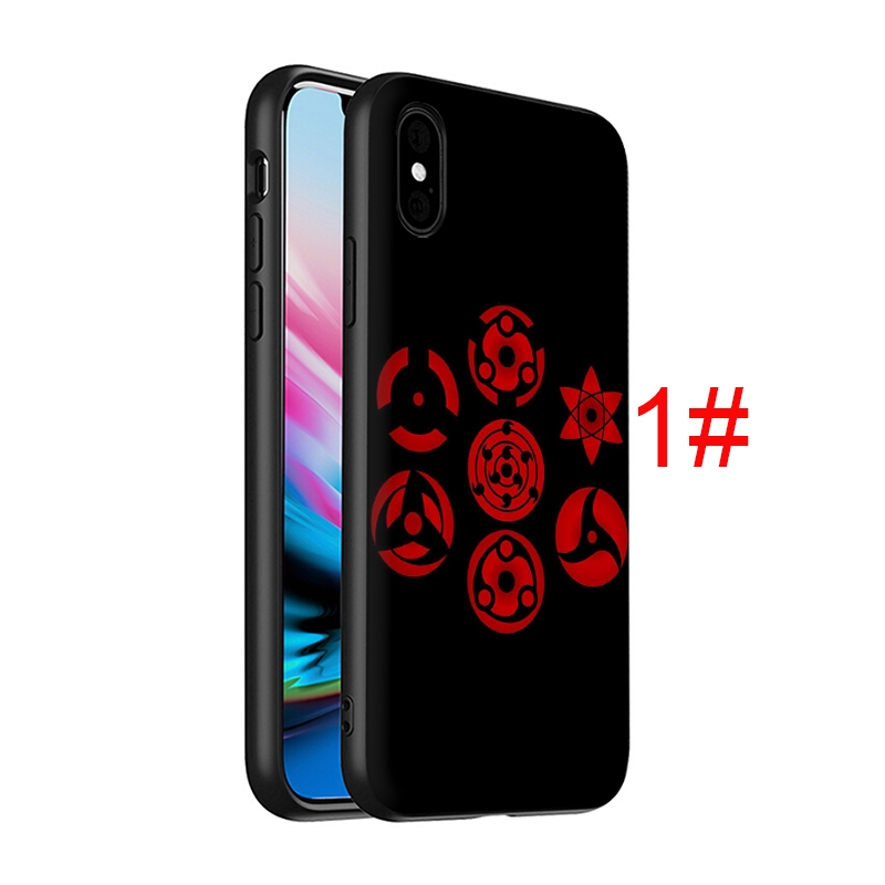 Ốp lưng mềm hình Naruto Kakashi Sasuke cho iPhone 11 Pro XS Max XR X 8 7 6S 6 Plus 5S 5 SE 2020