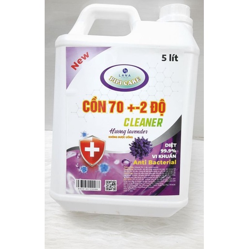 [ HCM ] 5 LÍT CỒN Y TẾ  ( 70° &amp; 90° ) ĐỘ CÓ HƯƠNG cồn thơm CAO CẤP ,dung dich sát khuẩn 70 độ,BÁN LẺ GIÁ SỈ. PIPI CARE