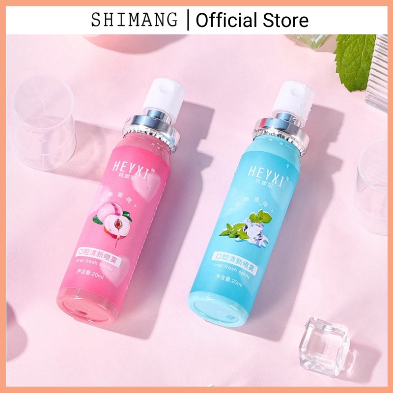 Xịt thơm miệng loại bỏ hơi thở mùi HEYXI 20ML HXTM4