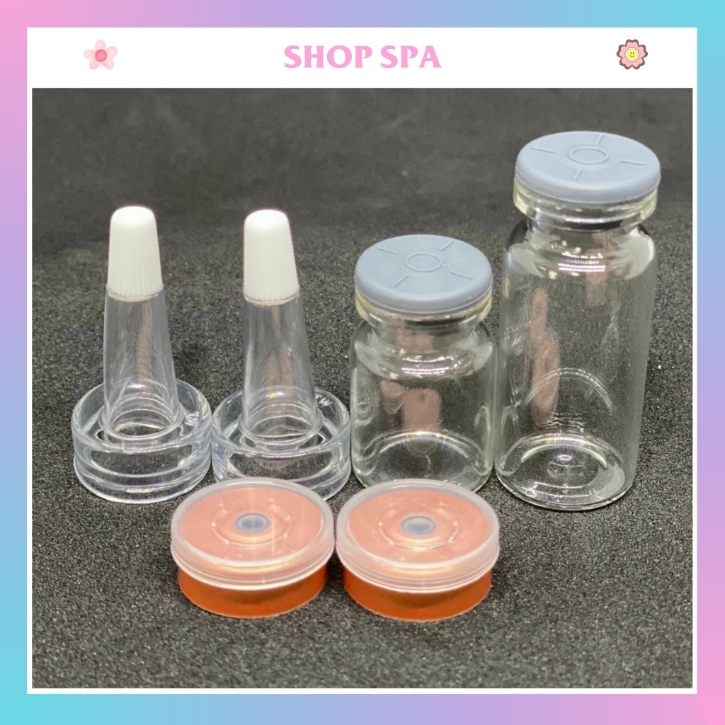 Lọ chiết mỹ phẩm, serum 5ml, 10ml kèm nút bóp nhỏ giọt đẹp