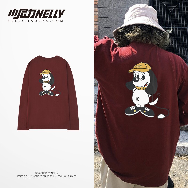 Aó thun dài tay Nelly : Mẫu CÚN CGT