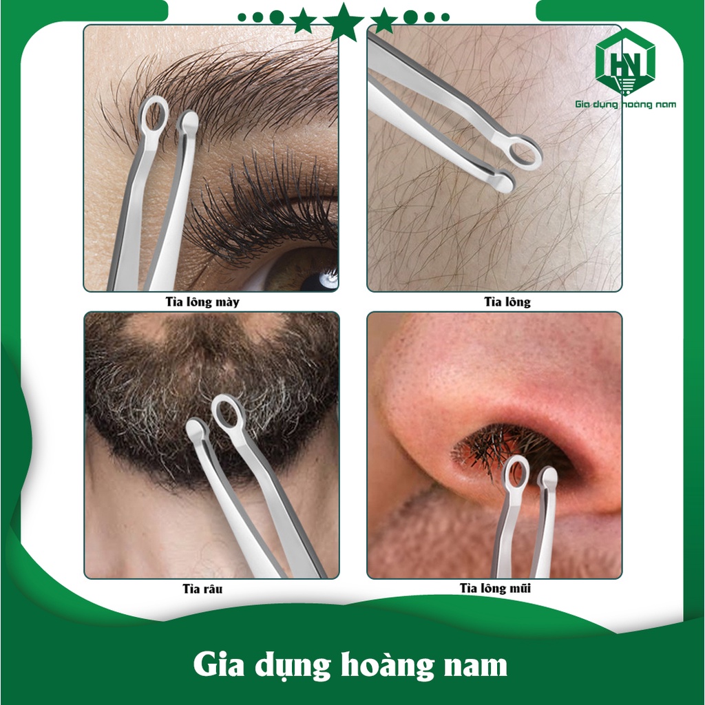 Tỉa lông mũi bằng thép không gỉ thông dụng - ảnh sản phẩm 3