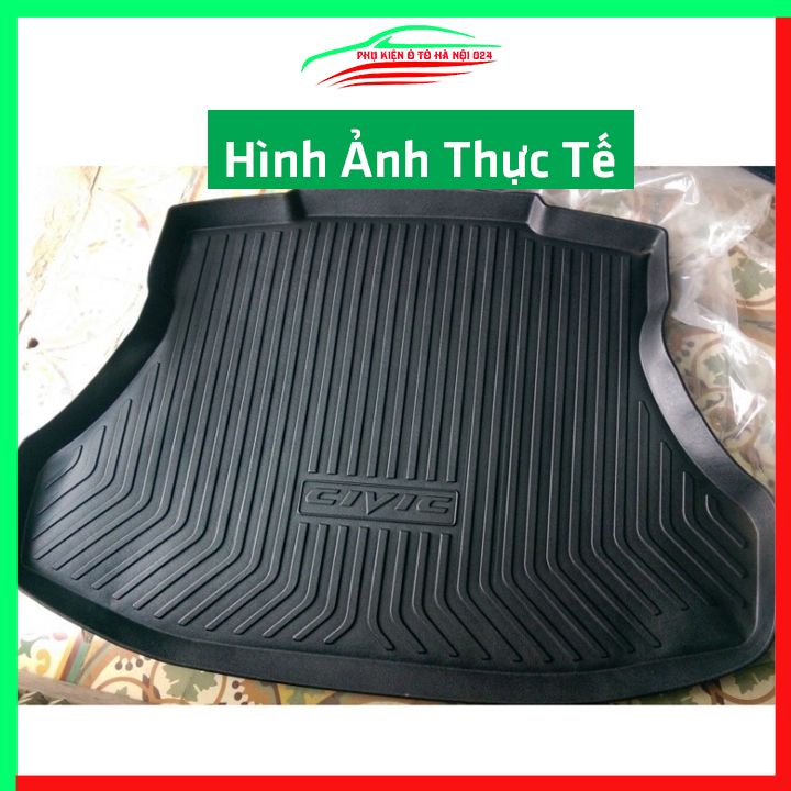 Thảm nhựa lót cốp Civic 2008-2013 nhựa dẻo dày dặn đàn hồi tốt