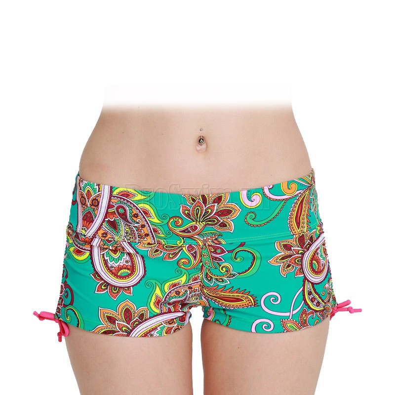Quần Bơi Nữ Hoạ Tiết Có Chun Có Dây Rút Lưng Cạp Cao Chính Hãng Sbart | BigBuy360 - bigbuy360.vn