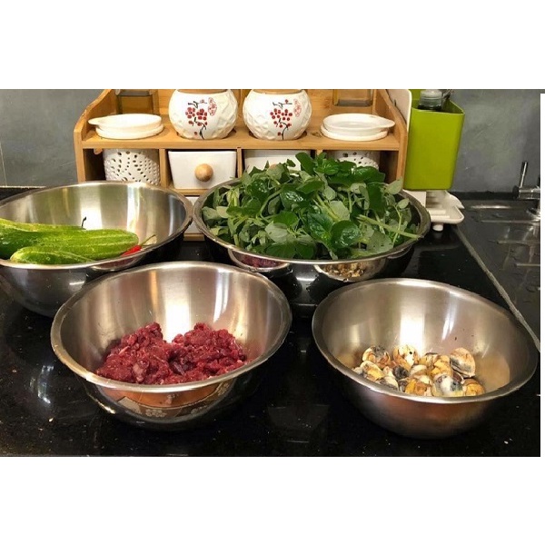 Set 4 âu inox WMF GOURMET âu trộn