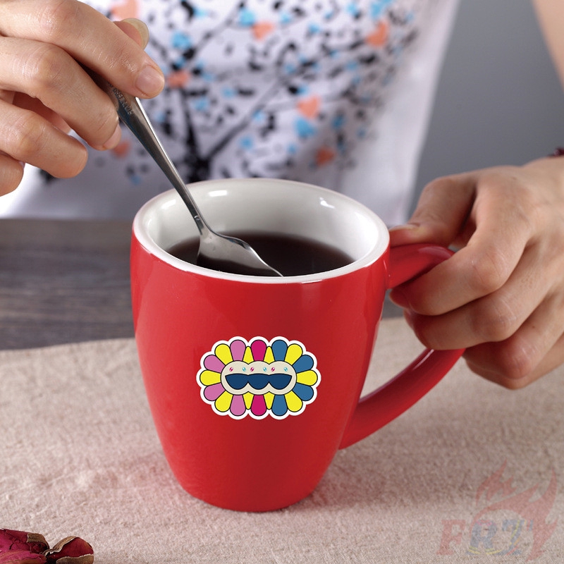 ❉ Murakami Takashi：Fashion Brand Sunflower - Series 02 Stickers ❉ 50Pcs/Set DIY Luggage Laptop Skateboard Decals Doodle Stickers