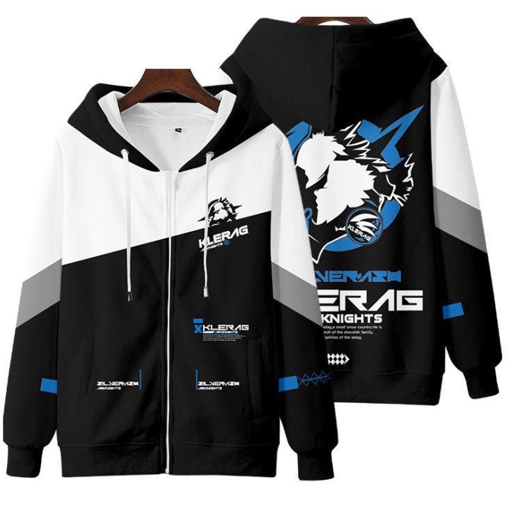 Áo Khoác Hoodie Tay Dài Có Khóa Kéo In Họa Tiết Arknights AMIYA / GUARD / Eyjaffjalla 3D Thời Trang Unisex