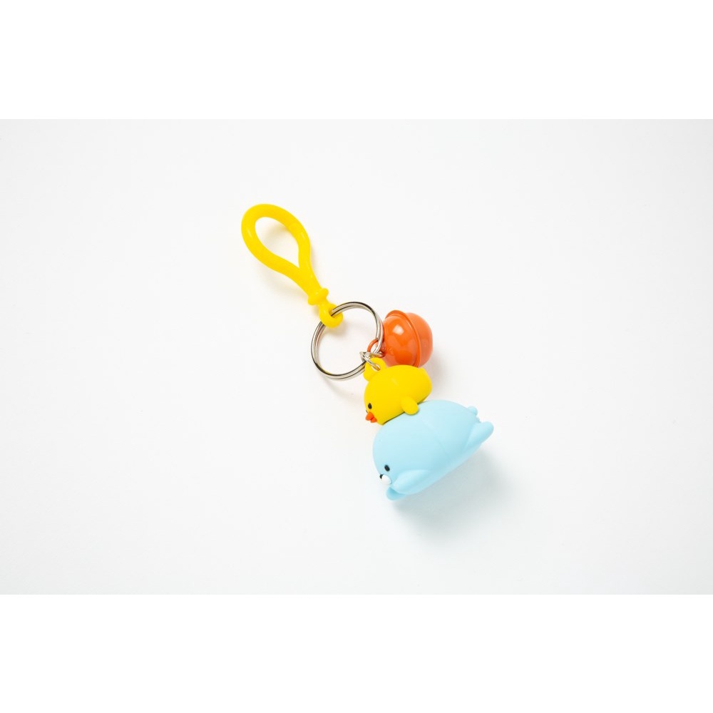 Móc Khóa ARTBOX Hàn Quốc Hình Nhân Vật Otto&amp;Iren Gắn Quả Chuông