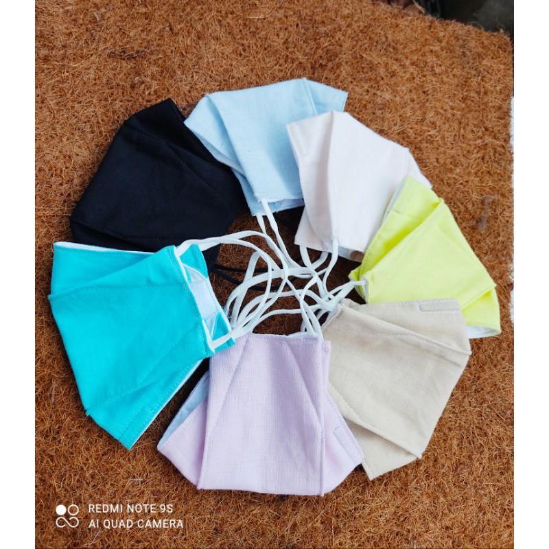KHẨU TRANG VẢI LINEN - KIỂU HÀN QUỐC