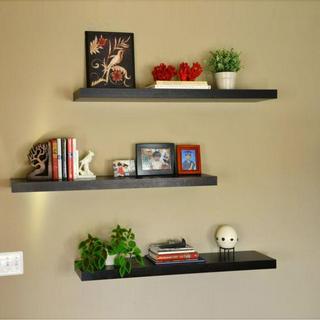 Kệ Trang Trí Treo Tường 3 Thanh Ngang (60cm X 13cm) - Xưởng Gỗ HÙNG VƯƠNG