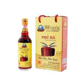 Nước mắm Phú Quốc 43 độ đạm hộp 2 chai