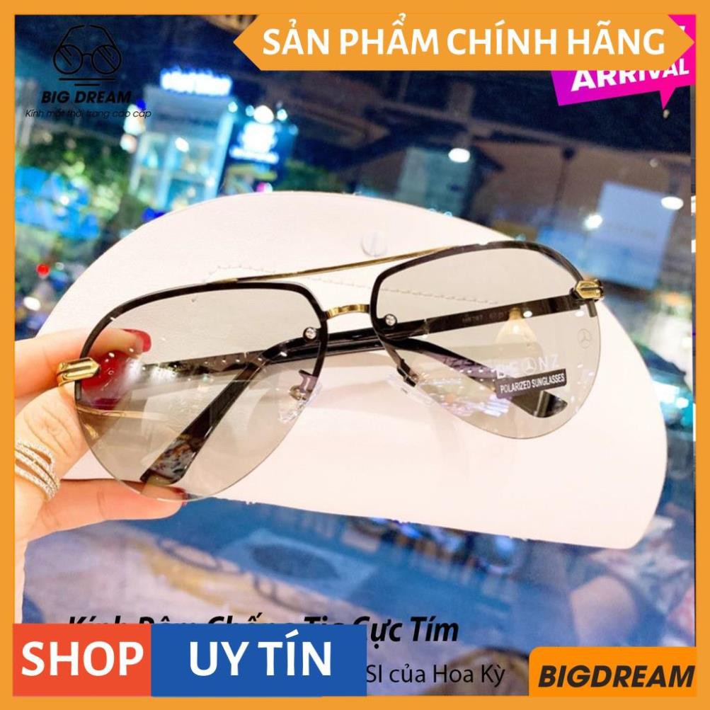 Mắt kính mát nam đổi màu dùng cả ngày và đêm tròng Polaroid chống tia UV - Kính mát nam đổi màu cao cấp BDMER767 | BigBuy360 - bigbuy360.vn