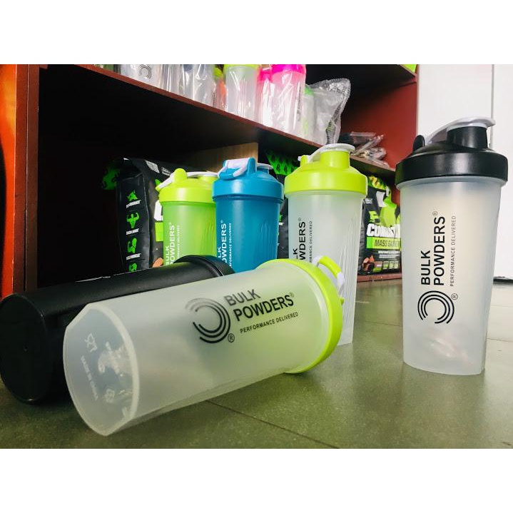 Bình Lắc Tập Gym - Bình lắc Shaker Thể Thao kèm Quả cầu lò xo bằng thép không rỉ (Chất liệu nhựa cao cấp)