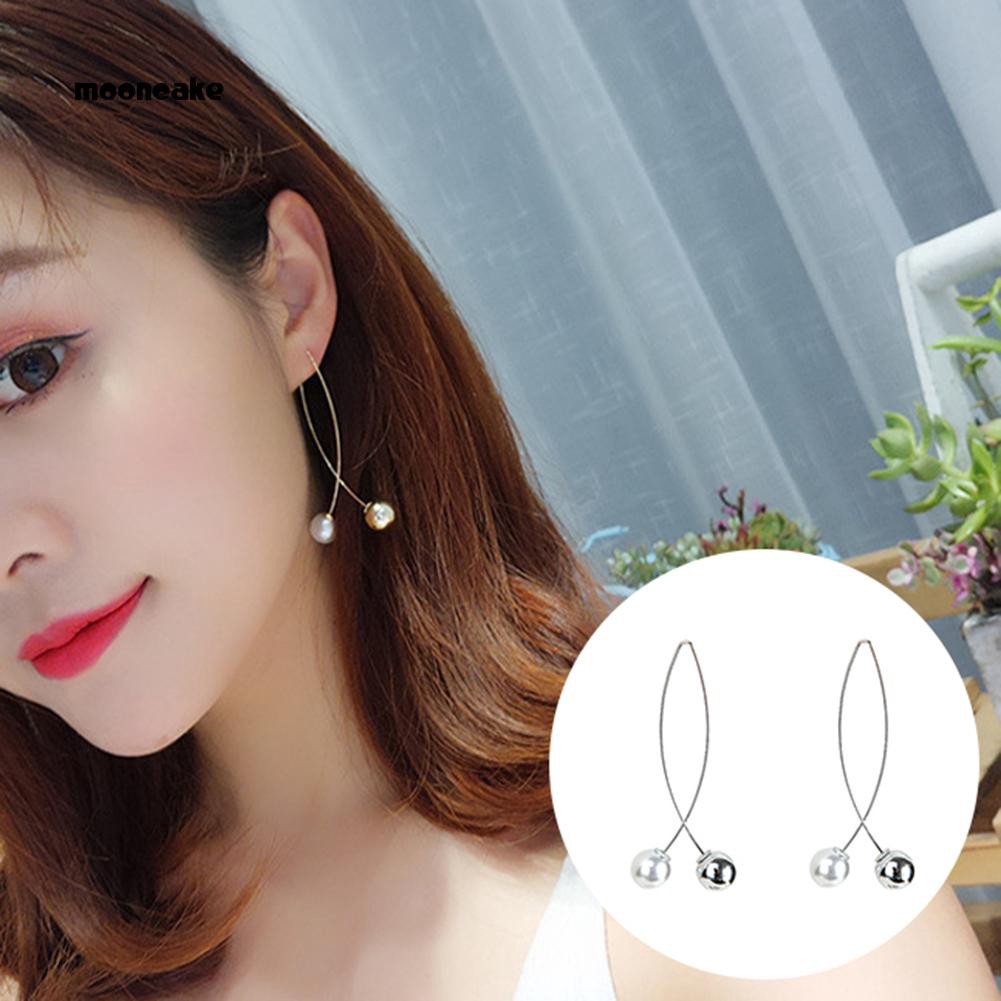 Khuyên tai nữ trang dáng dài tạo hình độc đáo