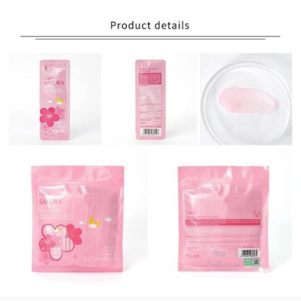 Mặt nạ ngủ hoa anh đào sakura laiko dưỡng ẩm làm trắng da mask nội địa trung