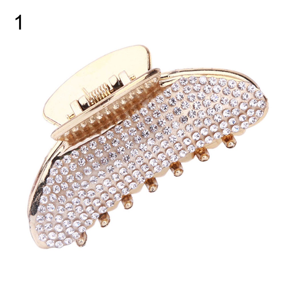 Kẹp Tóc Càng Cua Đính Ngọc Trai Nhân Tạo Thanh Lịch Cho Nữ