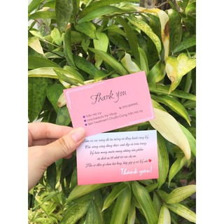 100 Card Visit, Danh Thiếp, Card Cảm Ơn Khách Hàng