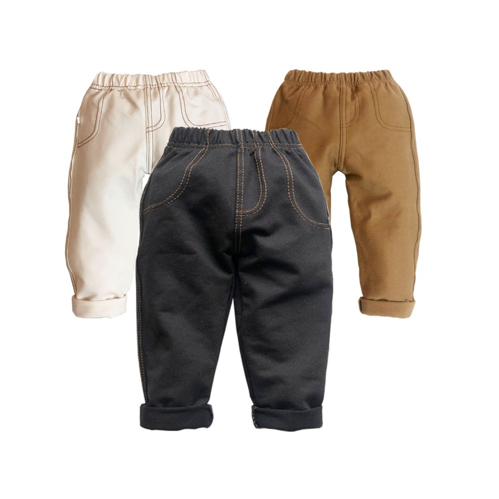 Combo 3 quần dài giả jean cho bé đủ size từ 8-40kg