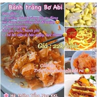 Báng tráng bơ abi