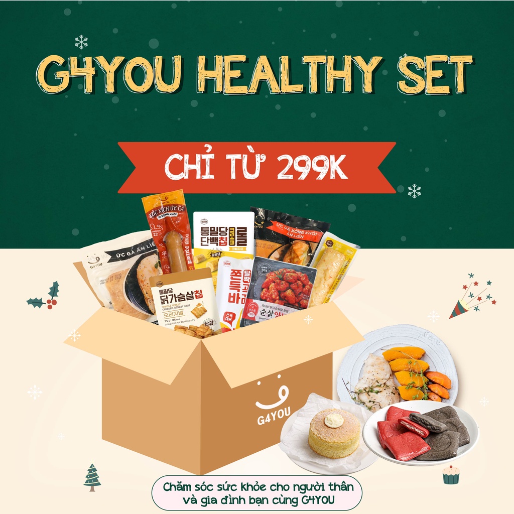 [G4you Healthy Set] Giảm Cân Tăng Cơ Giảm Mỡ