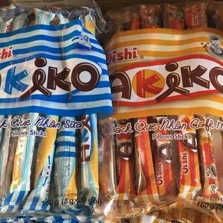 Combo 5 bịch bánh que akiko(vị sữa và moka)