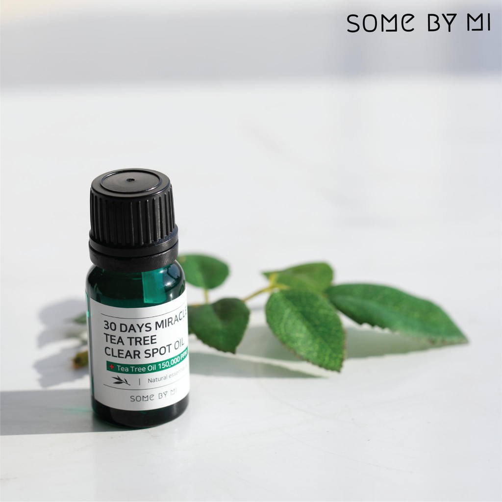 Tinh dầu hỗ trợ giảm mụn chiết xuất tràm trà Some By Mi 30 days miracle tea tree clear spot oil 10ml