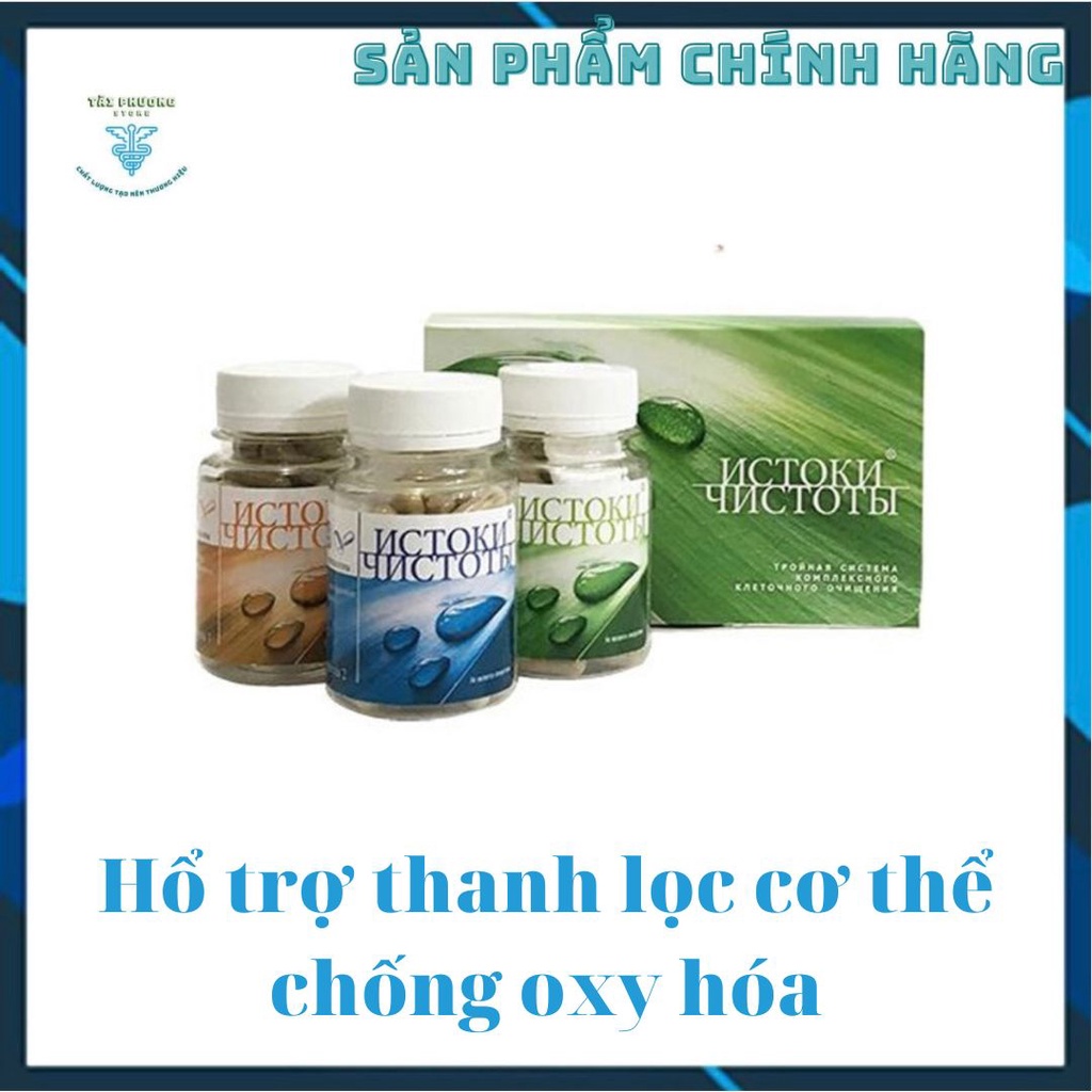 Bộ 3 thải độc Siberian Health Renaissance Triple Set, Hỗ trợ thanh lộc cơ thể - bộ 03 lọ