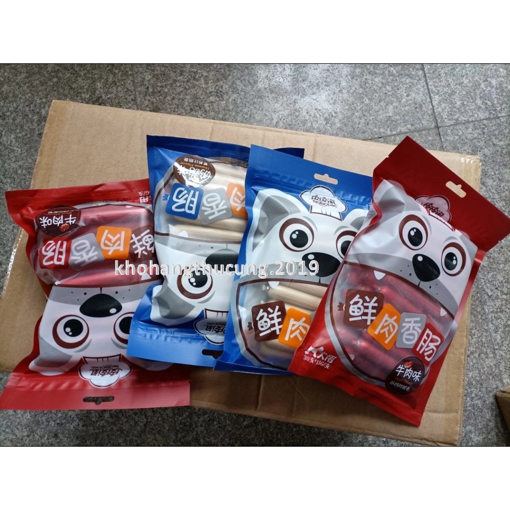 XÚC XÍCH TAOBAO PET 30 CÂY*15G MÓN KHOÁI KHẨU CỦA CHÓ