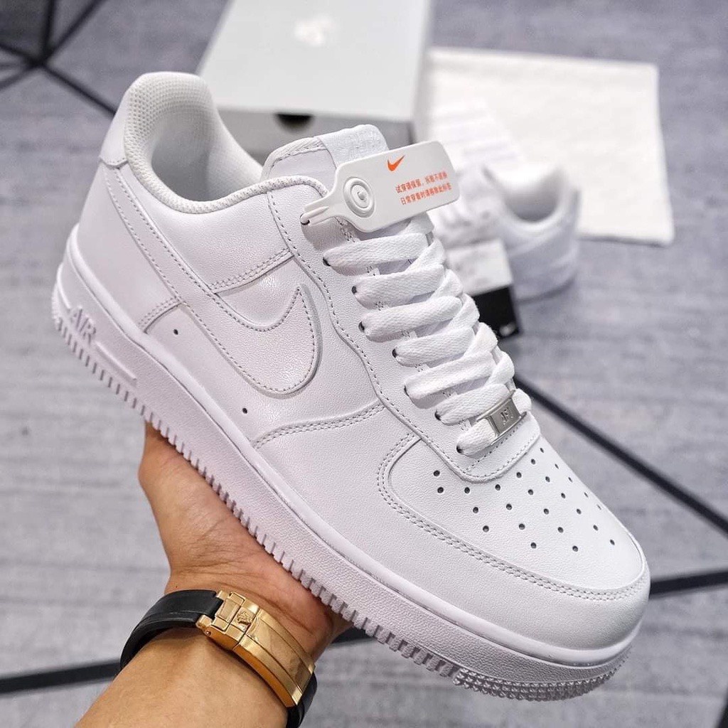 Giày_Nike AF1 Trắng, Giày_Nike Air Force 1 Full Trắng Cao Cấp SC Full box
