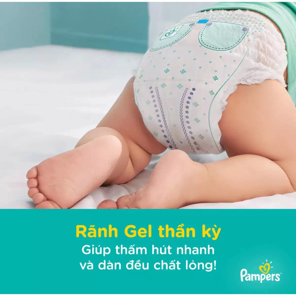 Bỉm Pampers Quần Giữ Dáng Mới Gói Cực Đại M74/L68/XL62/XXL56 - Pamper Gói Đại M60/L54/XL48/XXL44