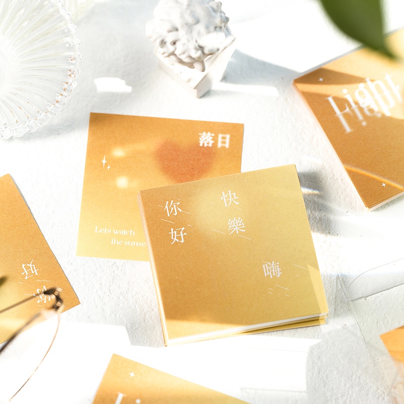 Bộ 400 Giấy Ghi Chú Họa Tiết Dễ Thương Nhiều Màu Sắc