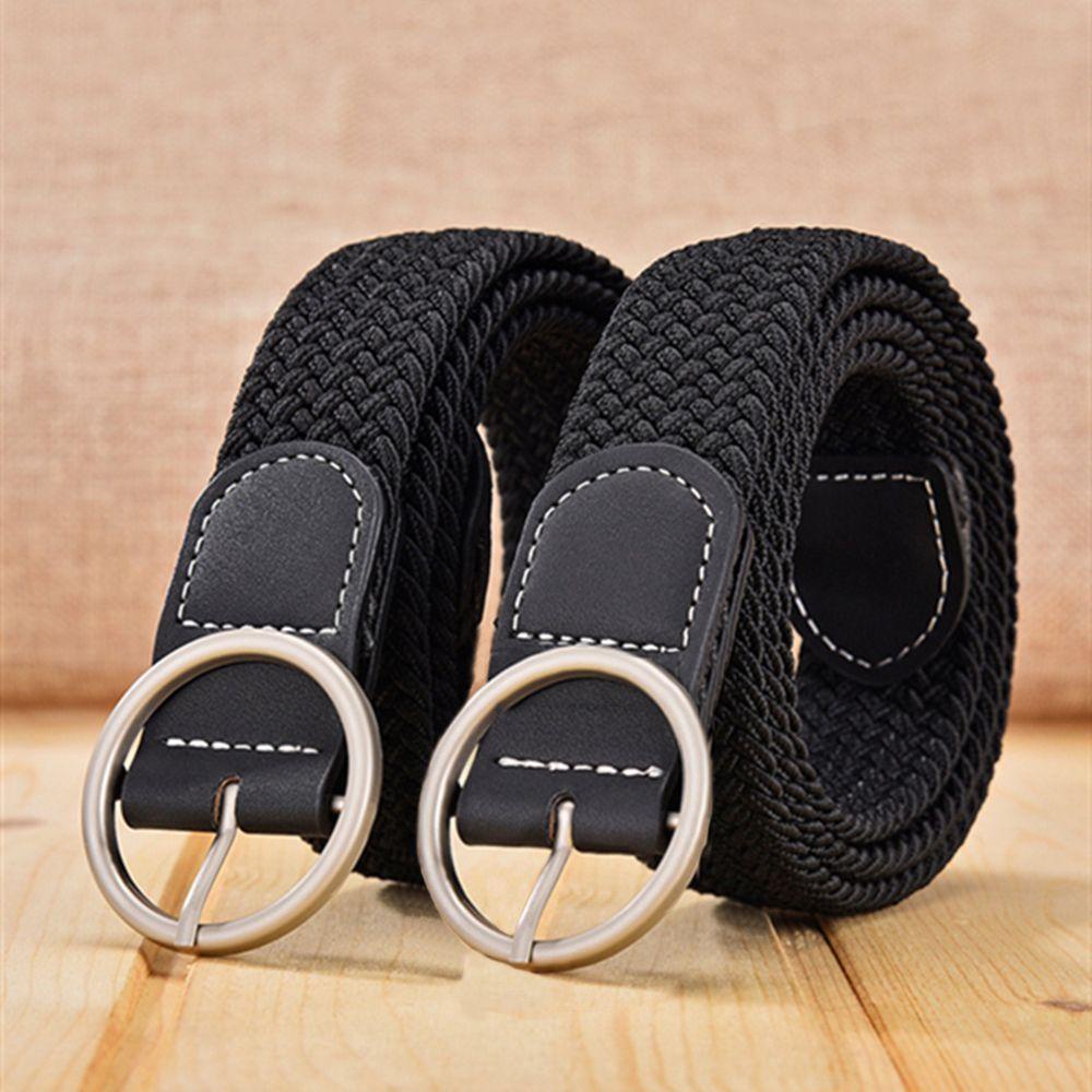 NEXTVN Thắt Lưng Vải Canvas Da PU Co Giãn Thời Trang Unisex
