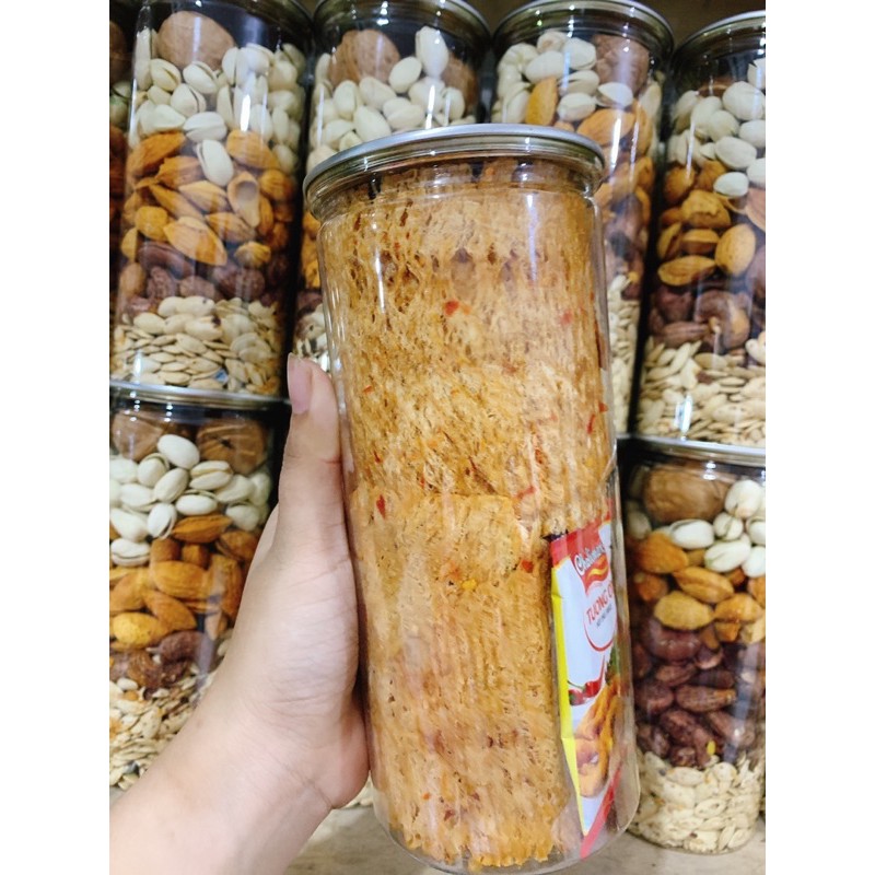 Mực cán tẩm vị hũ 300gr = 85k