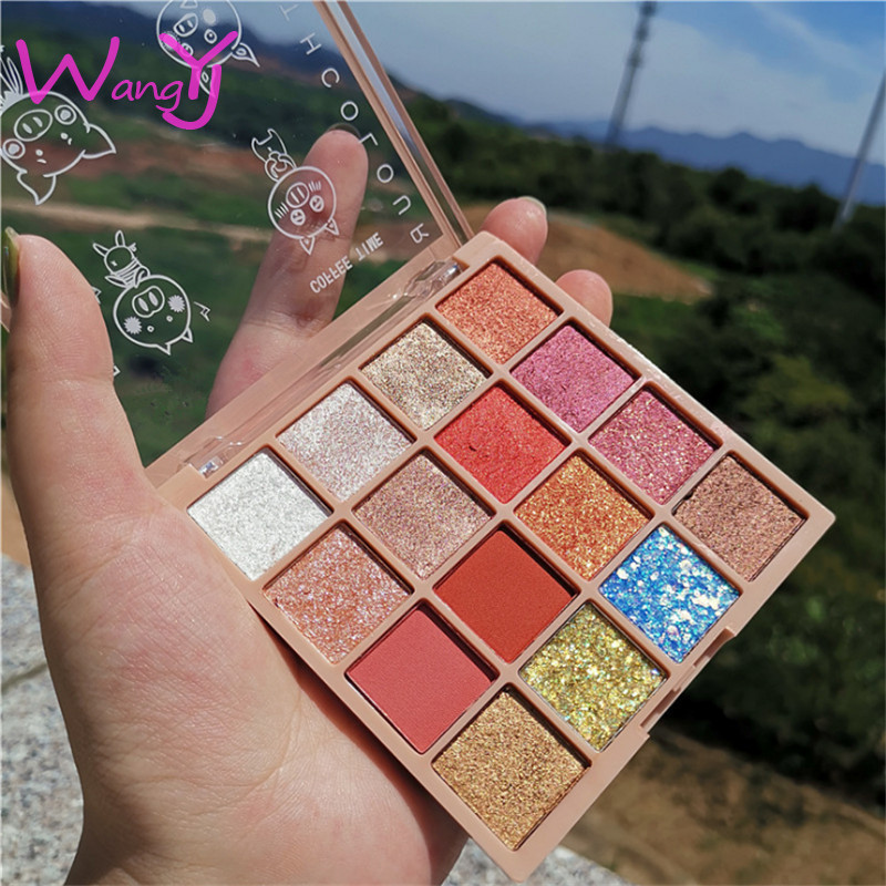 [Hàng mới về] Bảng Phấn Mắt 16 Màu Nhũ Ánh Ngọc Trai Lấp Lánh | BigBuy360 - bigbuy360.vn