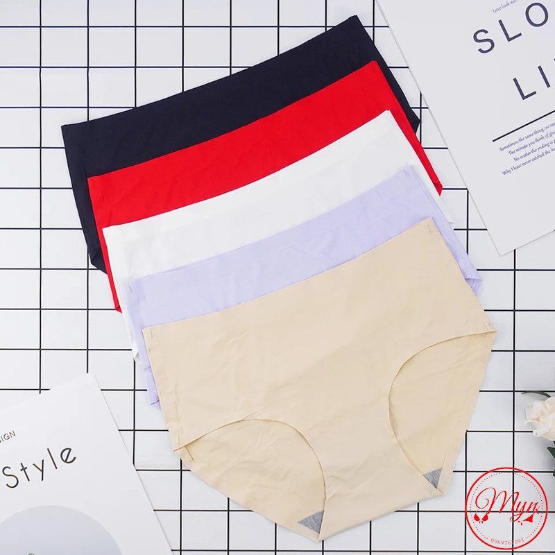 QUẦN SU TRƠN ÉP LẠNH CO GIÃN MỀM MƯỚT KHÔNG ĐƯỜNG MAY MYN_UNDERWEAR