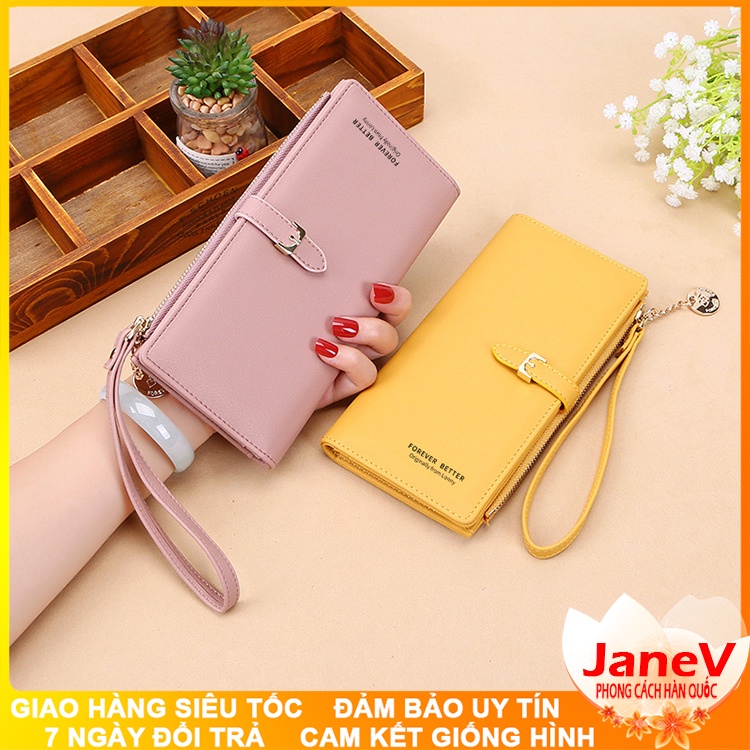 Ví Nữ Dài Cầm Tay Cao Cấp Sang Trọng Phong Cách Hàn Quốc TVNN321