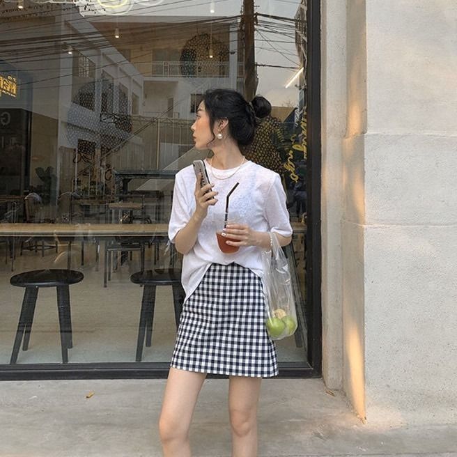 NRVP Đầm Nữ Ngắn Tay Kiểu Hàn Quốc Thời Trang Mùa Hè 2021